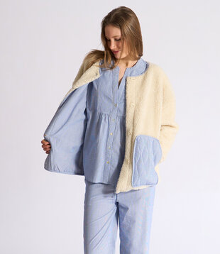 Lily Jacket Stripe Blue