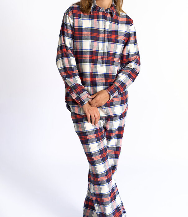 Dorélit Lizzy+Alkes Pyjama Rood Lila Streep