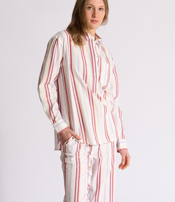 Dorélit Lizzy+Alkes Pyjama Rood Lila Streep