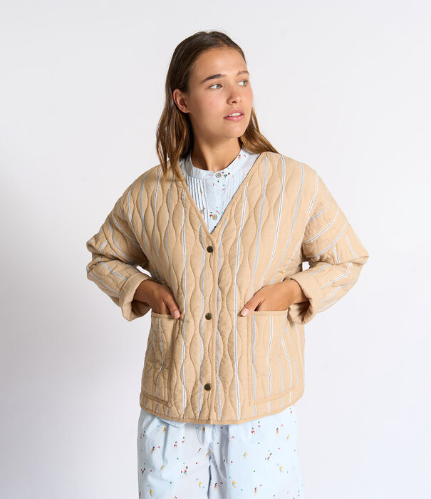 Dorélit Mich Jacket Stripe Biscuit