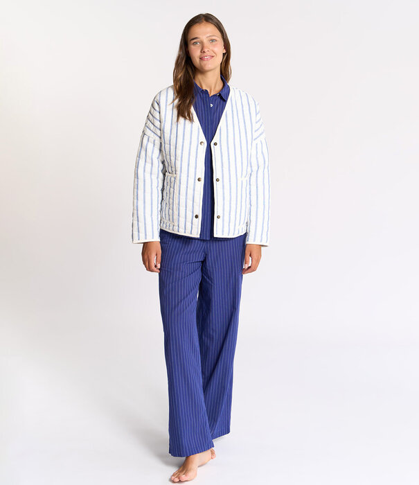 Dorélit Mich Jas Blauw Witte Streep