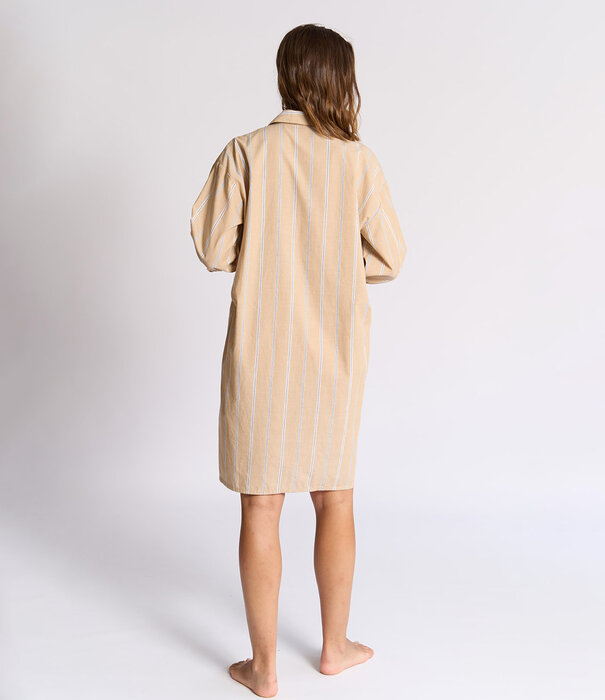 Dorélit Marley Jurk Beige Streep
