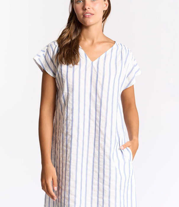 Dorélit Morgan Dress Stripe Blue White