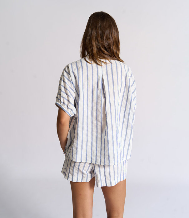 Dorélit Melanie+Cupido Pyjama Blauw Witte Streep