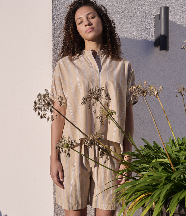 Dorélit Melanie+Mia Pyjama Stripe Biscuit