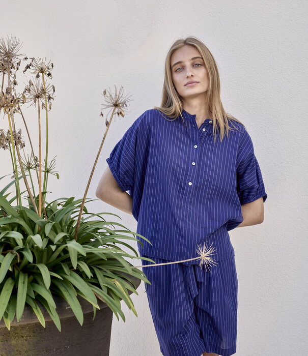 Dorélit Melanie+Mia Pyjama Stripe Skipper Blue