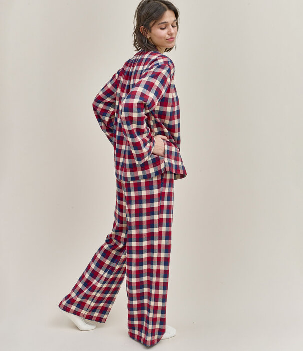 Dorélit Nadia+Alkes Pyjama Claret Ruit