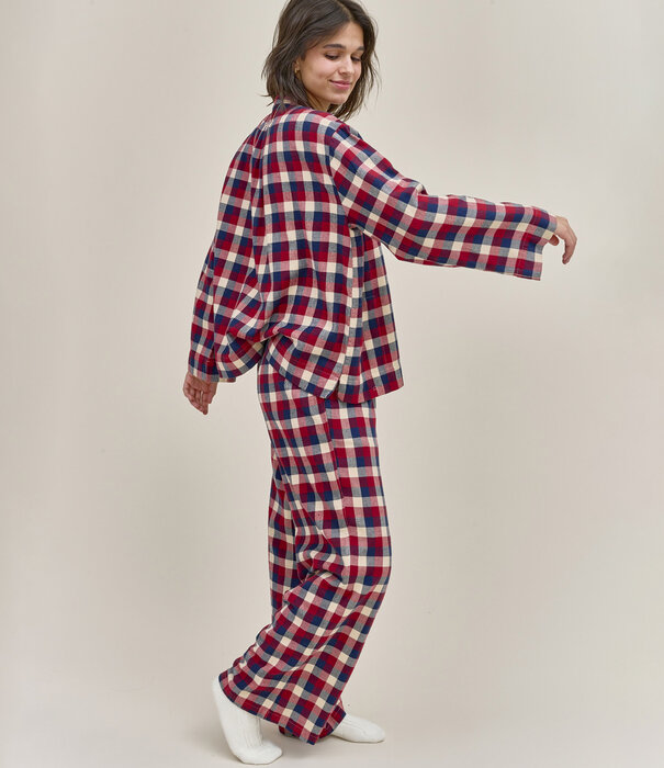 Dorélit Nadia+Alkes Pyjama Claret Ruit