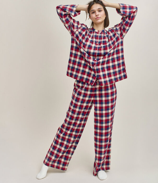 Dorélit Nadia+Alkes Pyjama Claret Ruit