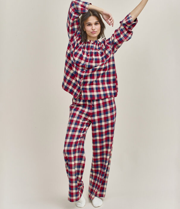 Dorélit Nadia+Alkes Pyjama Claret Ruit