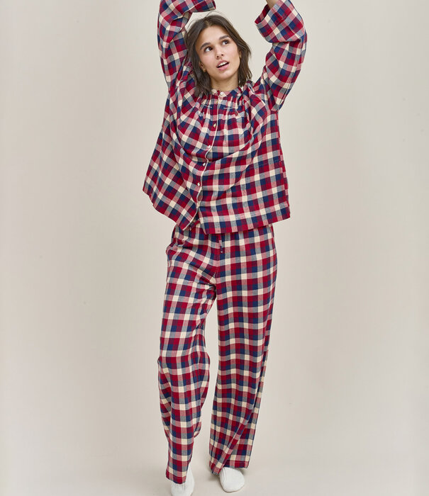 Dorélit Nadia+Alkes Pyjama Claret Ruit