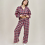 Nelly+Alkes Pyjama Checks Claret