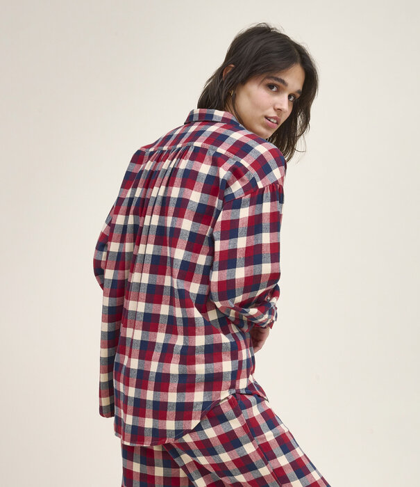 Dorélit Nelly+Alkes Pyjama Checks Claret