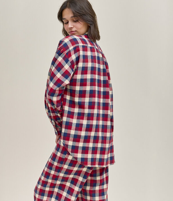 Dorélit Nelly+Alkes Pyjama Checks Claret