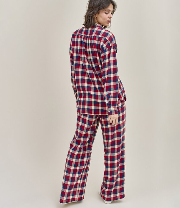 Dorélit Nelly+Alkes Pyjama Checks Claret