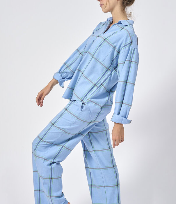 Dorélit Nelly+Alkes Pyjama Denim Ruit