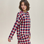 Nikki+Alkes Pyjama Claret Ruit