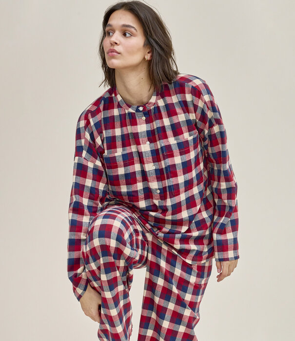 Dorélit Nikki+Alkes Pyjama Claret Ruit