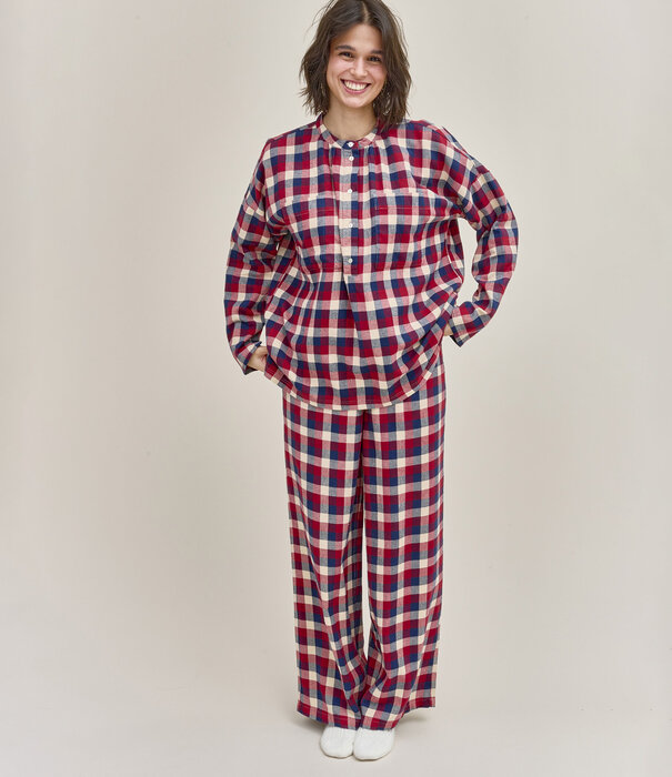 Dorélit Nikki+Alkes Pyjama Claret Ruit