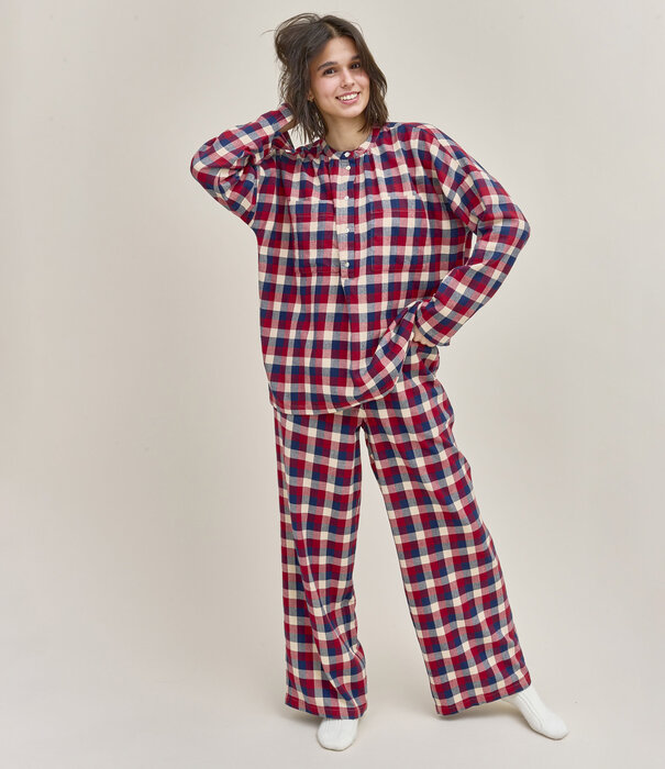 Dorélit Nikki+Alkes Pyjama Claret Ruit