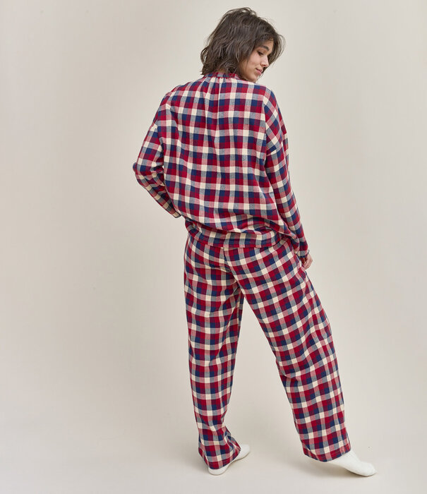 Dorélit Nikki+Alkes Pyjama Claret Ruit