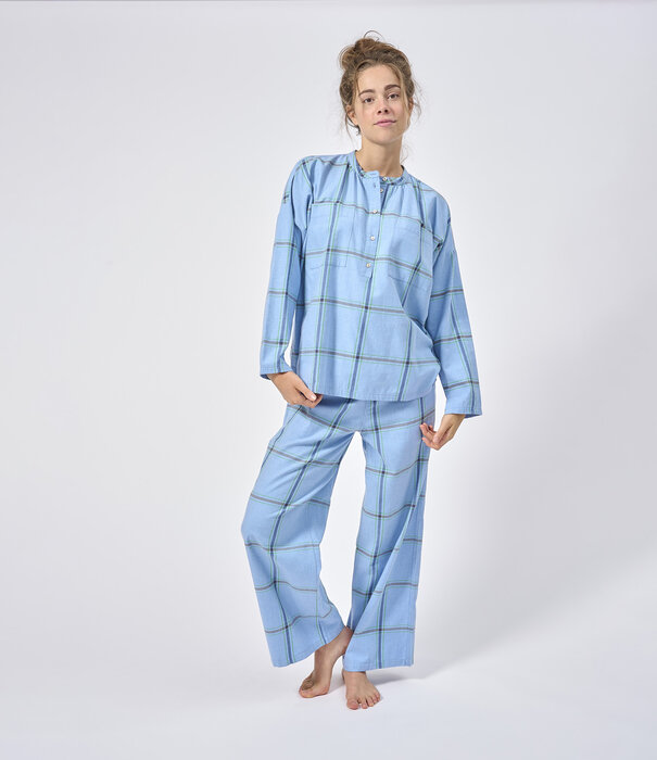 Dorélit Nikki+Alkes Pyjama Checks Denim