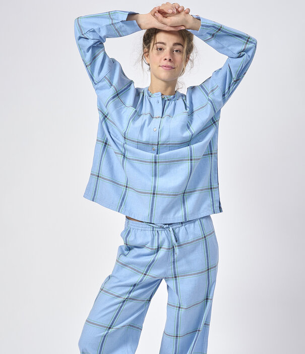 Dorélit Nikki+Alkes Pyjama Denim Ruit