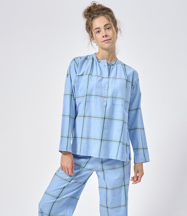 Dorélit Nikki+Alkes Pyjama Checks Denim