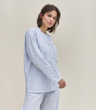 Nikki+Alkes Pyjama Balled Blue Streep