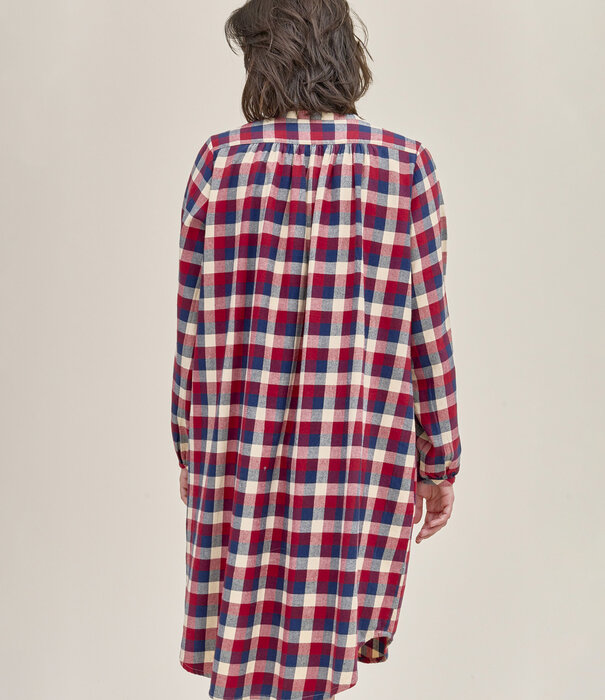 Dorélit Niara Dress Checks Claret