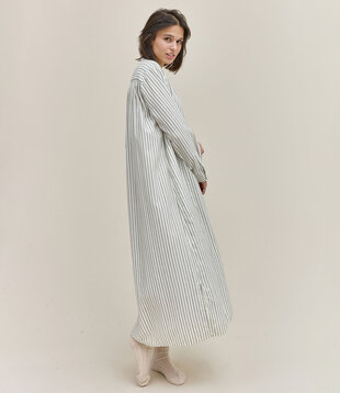 Naomi Dress Stripe Black