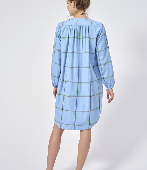 Dorélit Niara Jurk Denim Ruit
