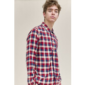 Frits Pyjama Claret Ruit