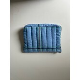 Beauty Bag Denim Ruit