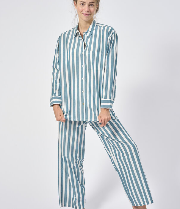 Dorélit Nixon+Alkes Pyjama Stripe Teal