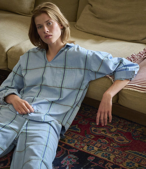Dorélit Nelly+Alkes Pyjama Denim Ruit