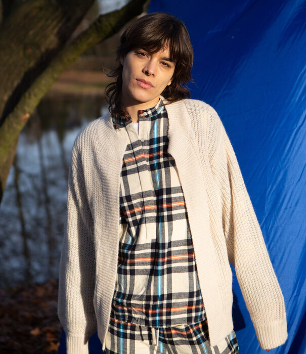 Dorélit Hazel+Alkes Pyjama set Marine Blauw ruit