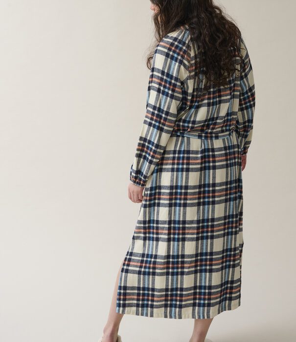 Dorélit Helena Dress Check Navy