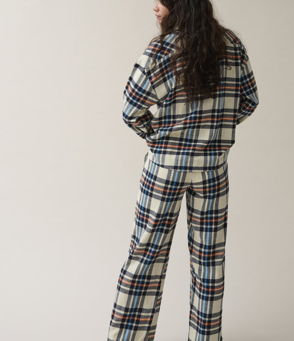 Dorélit Holdie+Alkes Pyjama Set Check Navy