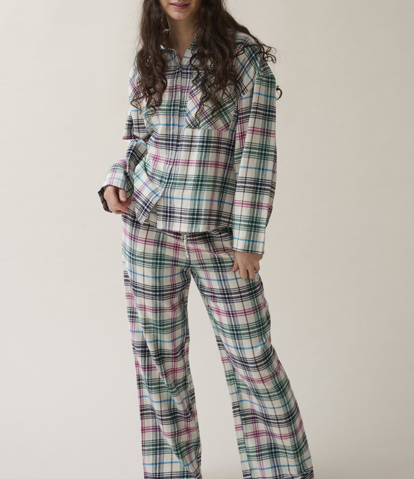 Dorélit Holdie+Alkes Pyjama Set WovenHoldie+Alkes Pyjama set Veelkleurige ruitLs | Veelkleurig