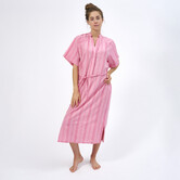 Oxana Dress Stripe Carmine