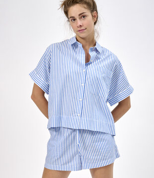 Otis+Nestor Pyjama Ultrablauwe Streep