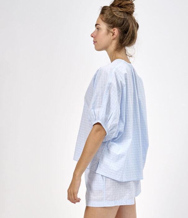 Dorélit Oprah+Cupido Pyjama Blauw Gewassen Ruit