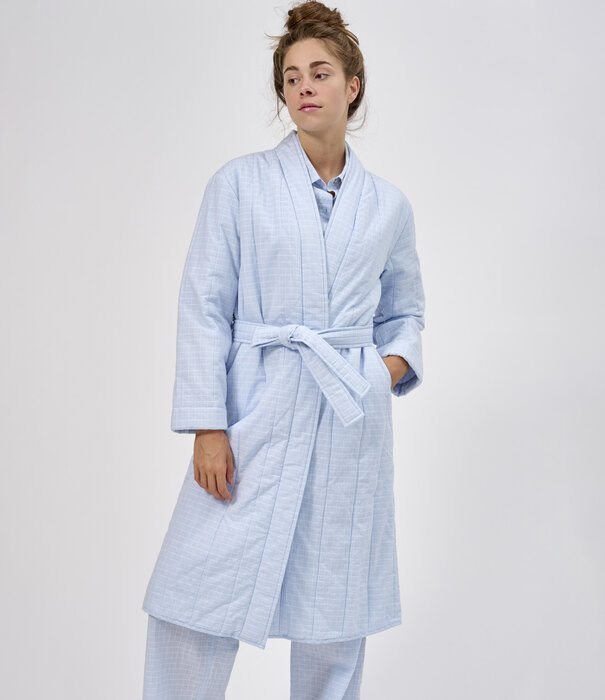 Dorélit Onilson Jacket Check Washed Blue