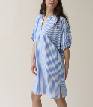 Oman Dress Stripe Ultrablue