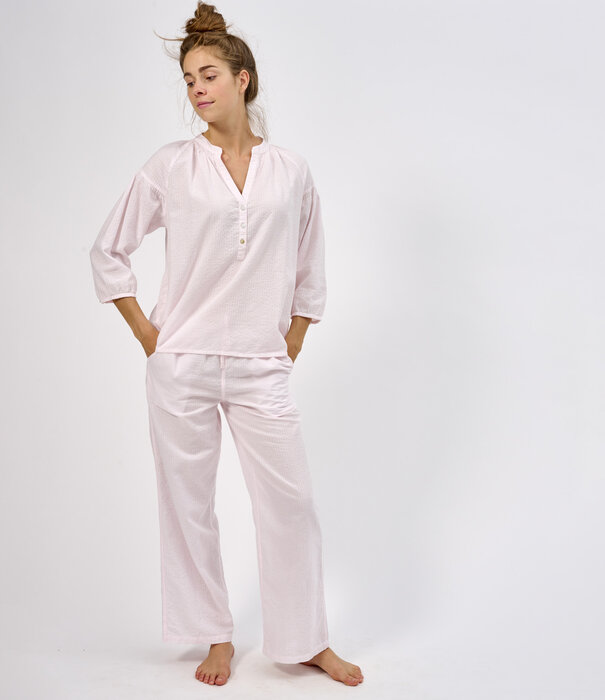 Dorélit Odette+Alkes Pyjama Roze Streep