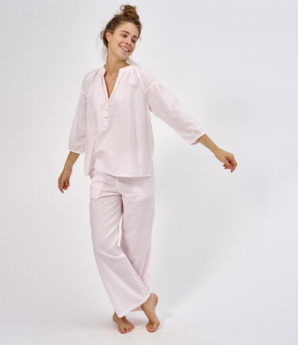 Dorélit Odette+Alkes Pyjama Roze Streep