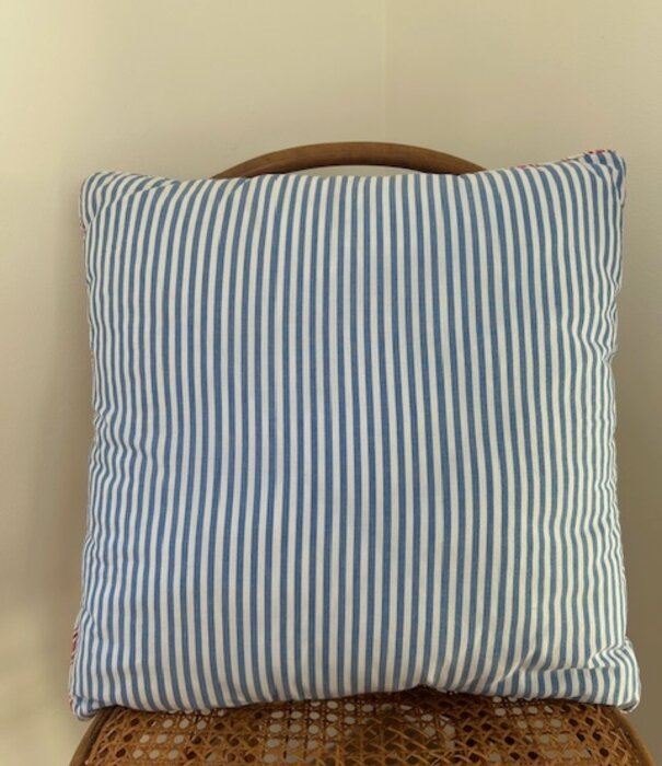 Dorélit Cushion50X50Cm  Ultrablauwe Streep