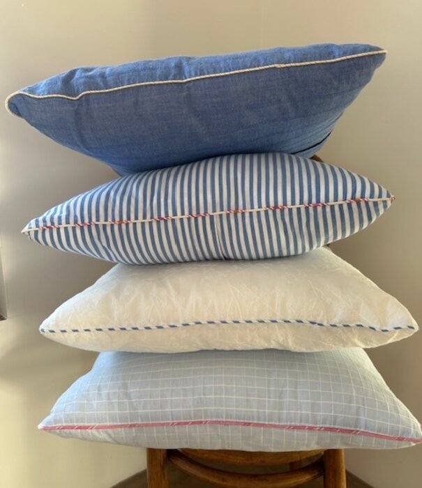 Dorélit Cushion50X50Cm  Ultrablauwe Streep