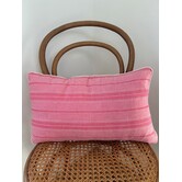 Cushion30X50Cm  Stripe Carmine